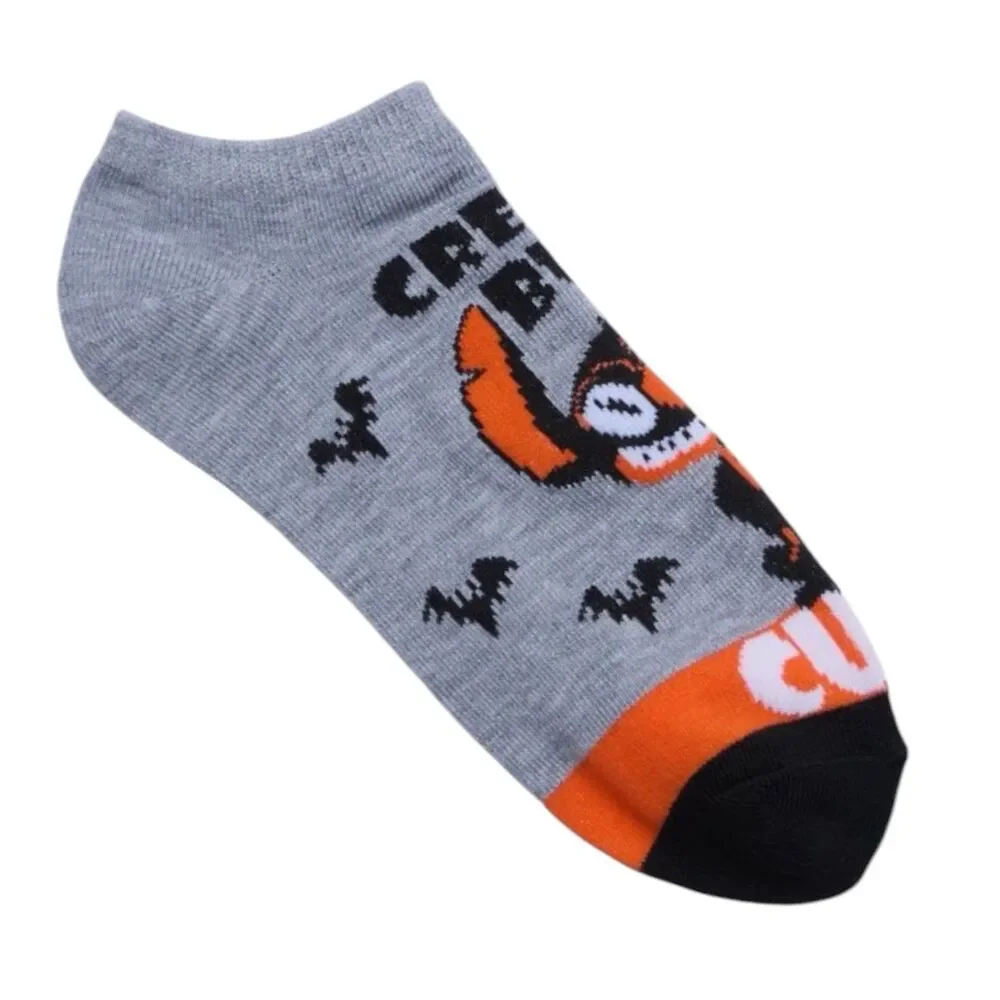 Disney Lilo & Stitch Halloween Women's No Show Socks, 3-Pack, Shoe Size 4-10